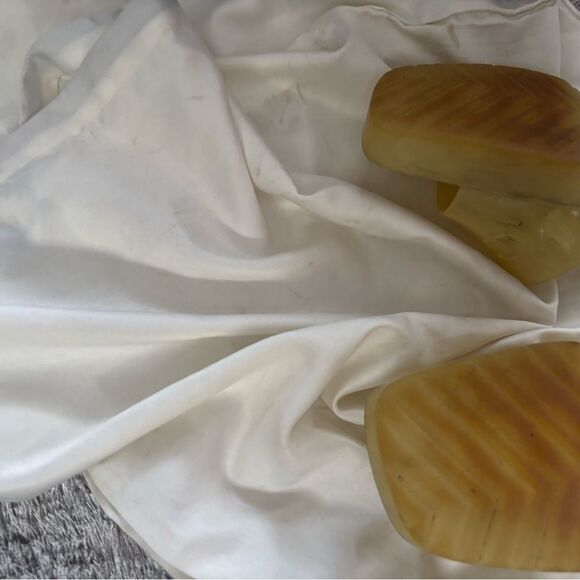 Gucci rubber slide ins shoes logo heels sandals jelly open toe shower slides - Picture 7 of 10